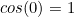 cos(0)=1