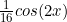 \frac{1}{16}cos(2x)