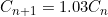 C_{n+1}=1.03C_n