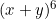 (x+y)^6